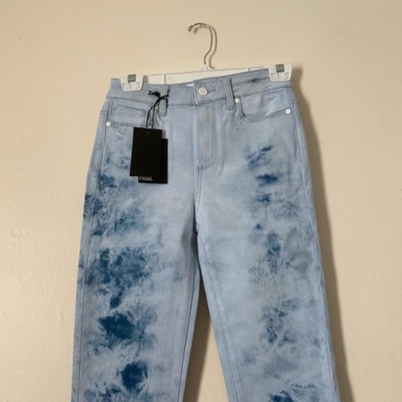 PAIGE Hoxton Slim Crop Raw Hem Jeans - Picture 7 of 9